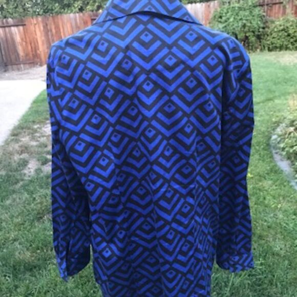 Chico Blue Grotto Geo Pattern Size 2 - Picture 3 of 6